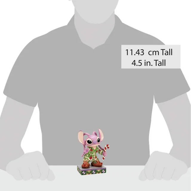 【Enesco】精品家飾 Disney 迪士尼 星際寶貝 安琪聖誕節塑像居家擺飾