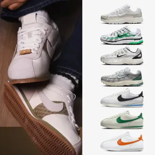 【NIKE 耐吉】運動鞋 慢跑鞋 休閒鞋 NIKE P-6000 CORTEZ 阿甘鞋 男鞋 女 Y2K 復古 綠白 多款(HF4308-072&)