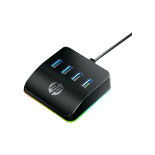 【HP 惠普】HC-CT120 USB 擴充 HUB(桌面擴展塢 無光版 25CM)