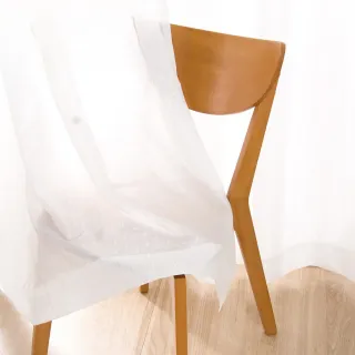 【NITORI 宜得利家居】遮像 採光 蕾絲窗簾 窗紗 N NATURE DOT 100×198×1(窗簾 窗紗 遮像 採光)