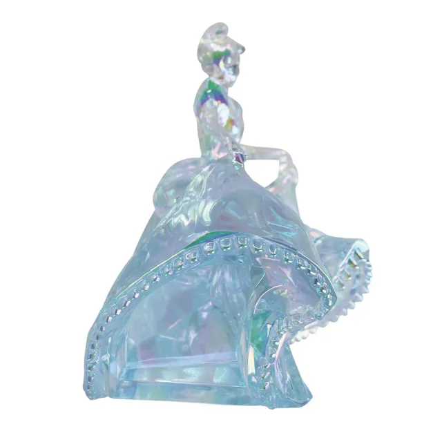 【Enesco】精品家飾 Disney 迪士尼 仙履奇緣 仙杜瑞拉透明塑像居家擺飾