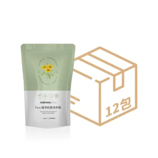 【mammyshop 媽咪小站】PURE植淨抗菌洗衣精 12包補充包(中性洗衣精 溫和洗衣精 抗菌洗衣精)