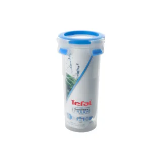 【Tefal 特福】無縫膠圈密封防漏PP保鮮盒/保鮮罐/收納盒500ML-(膠條免拆洗)