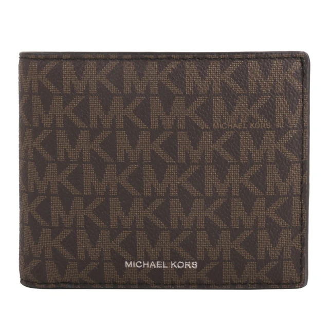 Michael Kors 緹花LOGO防刮皮革手提/斜背二用