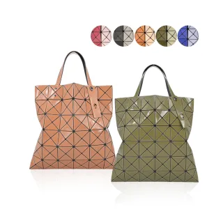 【ISSEY MIYAKE 三宅一生】LUCENT6x6亮面雙色手提包(多色選)