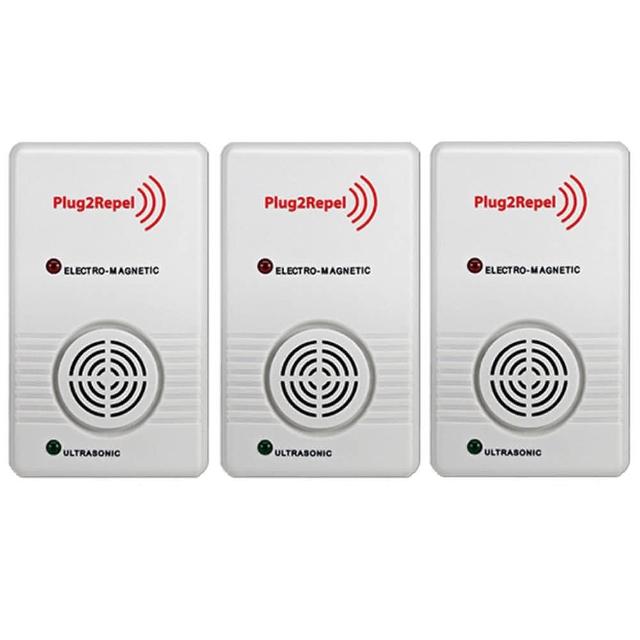 【Digimax】UP-117 『天降驅鼠神兵』威豹超音波驅鼠蟲器3入