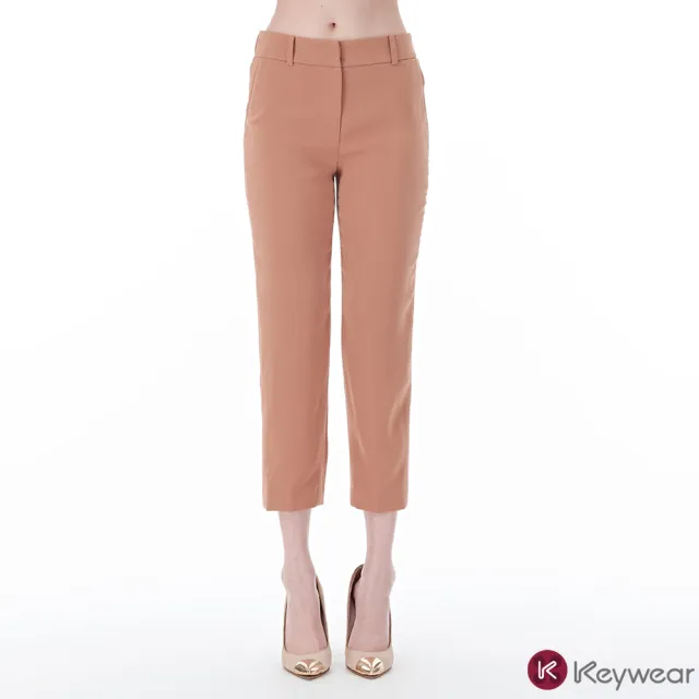 【KeyWear 奇威名品】獨家款舒適百搭褲款(牛仔褲/女長褲/運動褲/西裝褲任選)