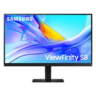 【SAMSUNG 三星】S32D806UAC 32型 4K ViewFinity S8  創作者專業螢幕(VA/Type-C/90W/sRGB 99%升降旋轉)