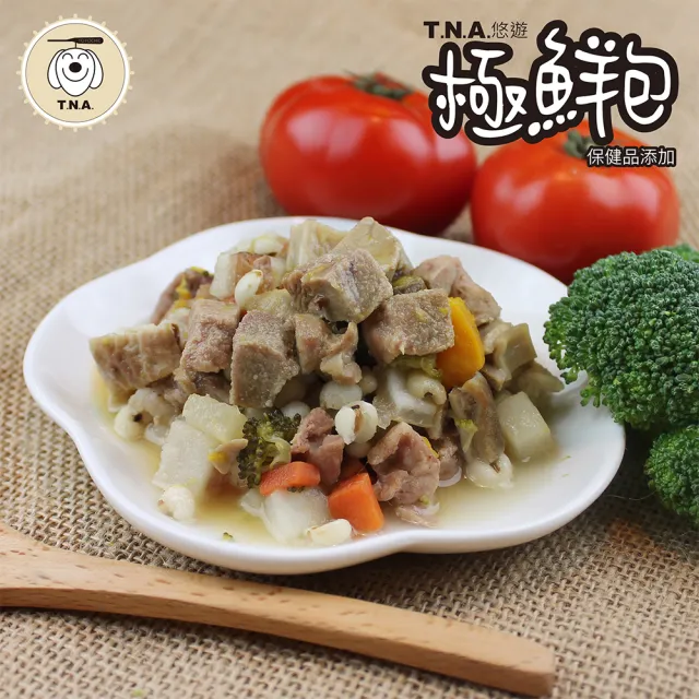 【T.N.A. 悠遊系列】極鮮包系列-添加保健品的寵物鮮食210g×10入組-犬貓通用(貓狗鮮食/貓狗餐包)