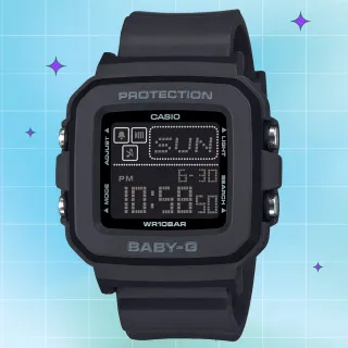 【CASIO 卡西歐】BABY-G Y2K 像素動畫數位手錶 畢業禮物 送禮(BGD-10-1)