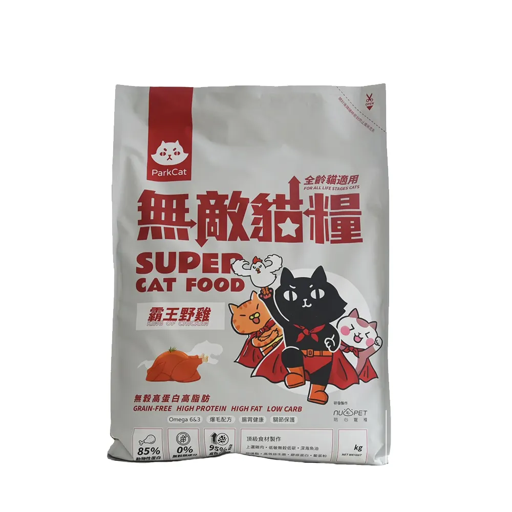 【parkcat 貓樂園】無敵貓糧6KG-霸王野雞(貓飼料/貓乾糧)