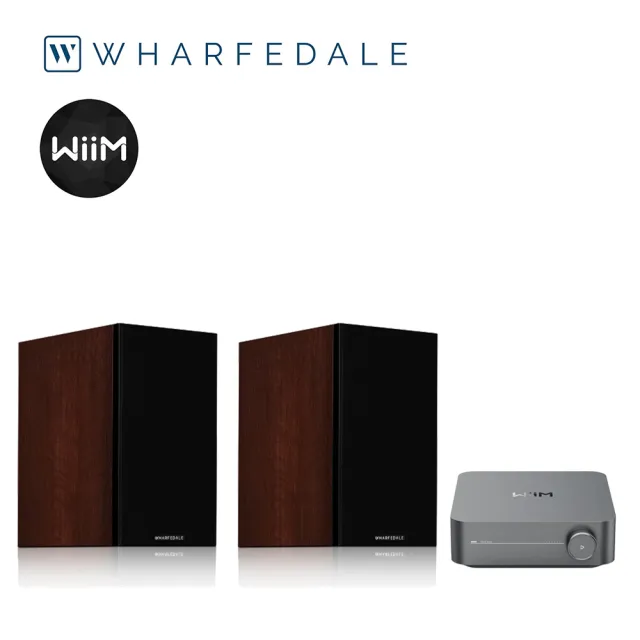 【Wharfedale】兩聲道音響組合(Diamond 12.2+WiiM AMP)
