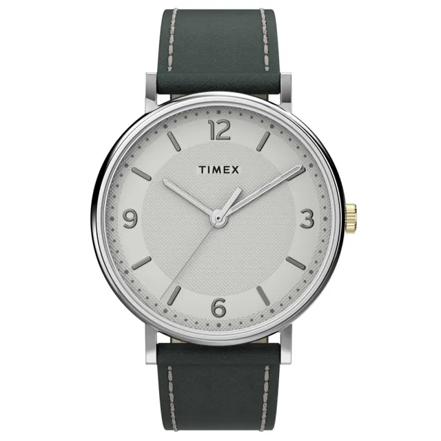 【TIMEX】天美時 風格系列  41毫米極簡手錶 白x深灰 TXTW2U67500-1