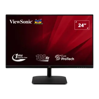 【ViewSonic 優派】VA2432-MH 24型 IPS FHD窄邊框螢幕(HDMI/VGA/零閃屏/窄邊框/抗藍光/1ms)