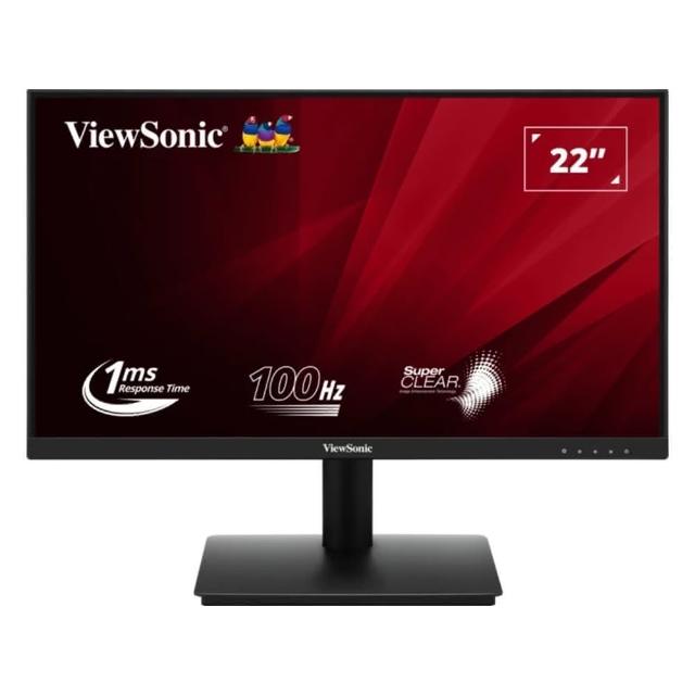  ViewSonic 優派 VA220-H 22吋 VA 面板顯示器，採用 1920x1080 解析度與 4000:1 高對比，提供清晰細膩影像。100Hz 重新整理率與 1ms 反應時間，適合追劇、辦公與學生使用。內建抗藍光與零閃屏護眼技術，178° 廣視角，窄邊框設計提升視覺體驗。支援 HDMI 與 VGA 輸入，VESA 壁掛相容，三年保固，CP 值高輕巧僅 2.5kg，是健康護眼與 OA 辦公首選。 