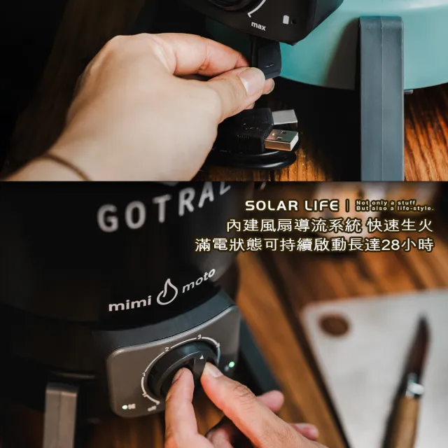 【GOTRAL】木顆粒野營爐組合/含暖爐套件+暖爐收納袋+輔助爐架+集灰桶(露營焚火台 戶外柴火爐 木質燃料)