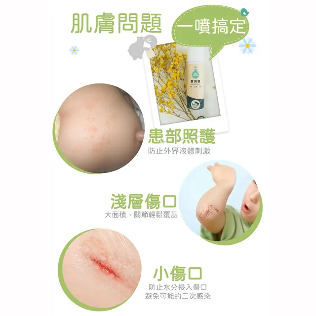 【DOHO】寶貝噴 皮膚噴劑 75ml/瓶(屁屁噴 液態繃帶 皮膚噴劑 嬰兒紅屁屁)