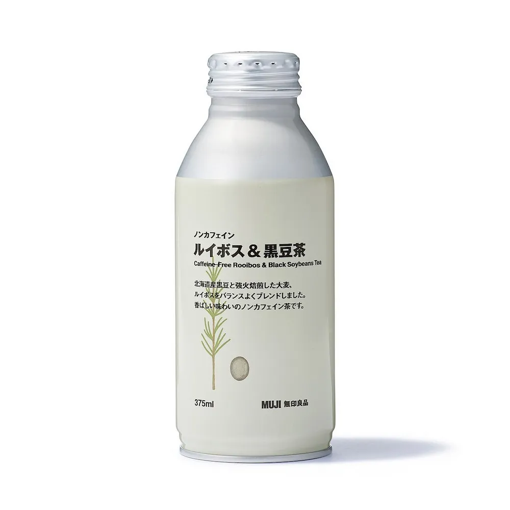 【MUJI 無印良品】鋁罐無咖啡因博士黑豆茶