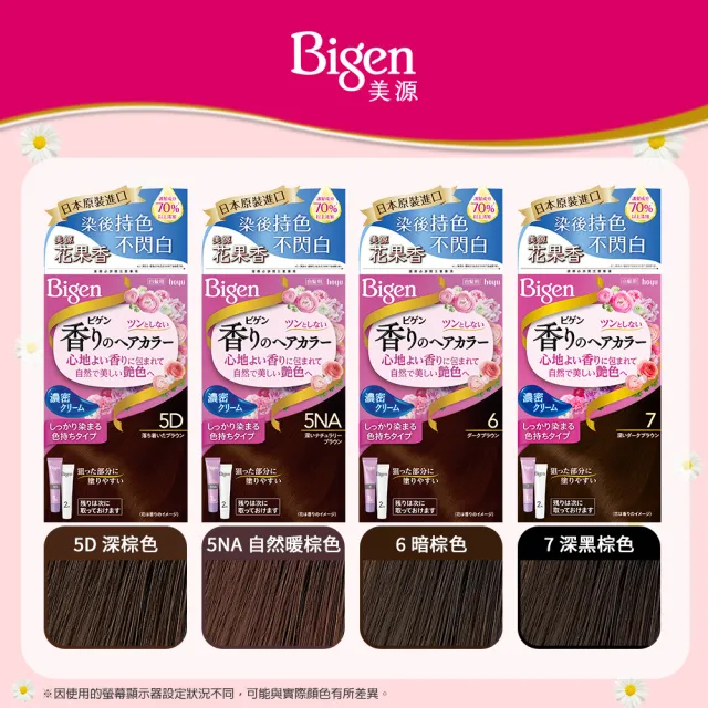 【Bigen 美源】花果香快速染髮霜(12色任選)