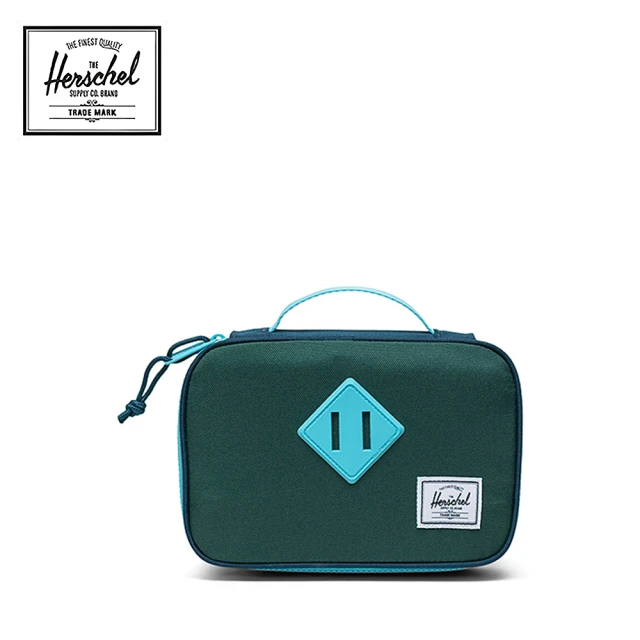 Herschel 官方直營 兒童手提包 筆袋 隨身小包 收納包 Heritage Pencil Case 綠(30069-05903-OS)