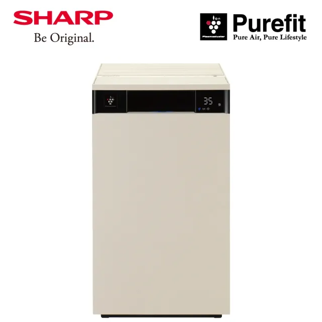 【SHARP 夏普】27坪Purefit PCI自動除菌  空氣清淨機 奶油白(FP-S90T-W)