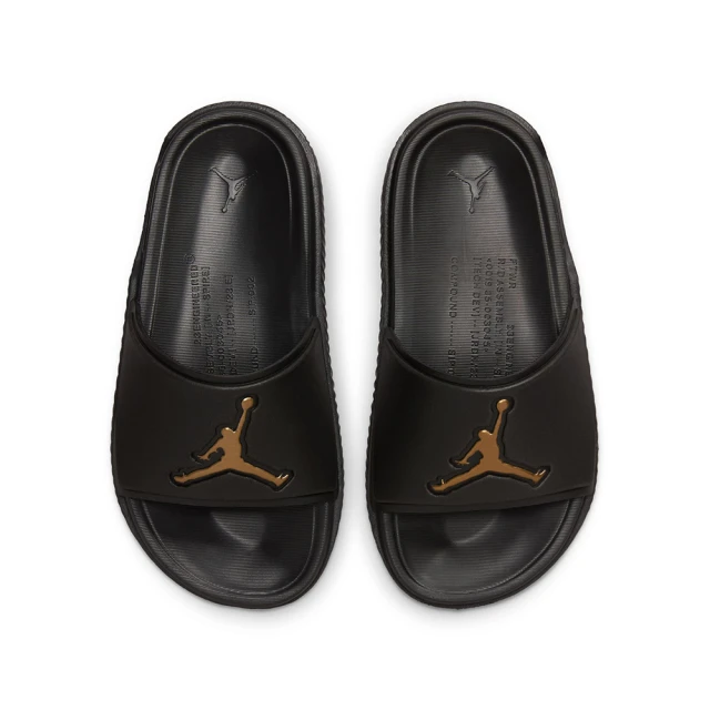 NIKE 耐吉 拖鞋 女鞋 大童 運動 喬丹 JORDAN JUMPMAN SLIDE GS 黑 FQ1597-007