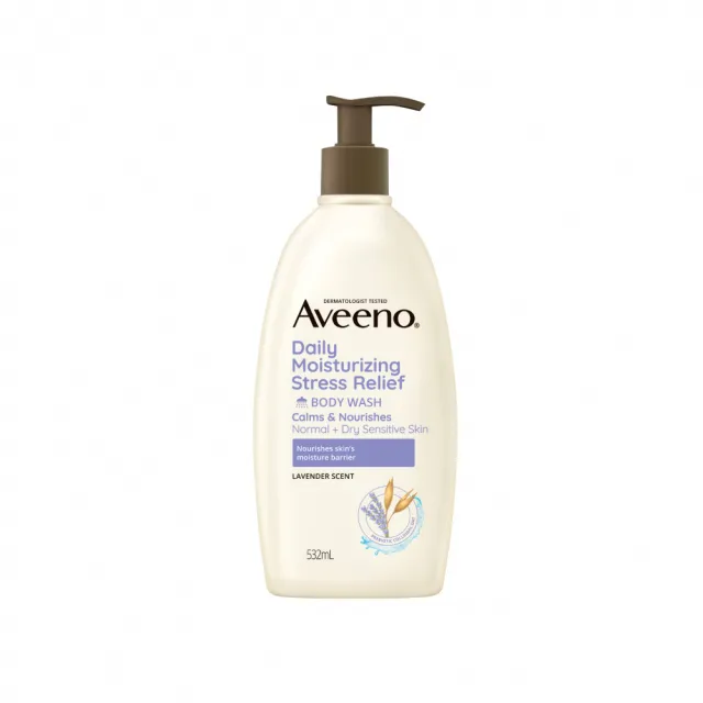 【Aveeno 艾惟諾】超值2入-長效燕麥沐浴露532ml(薰衣草/活力果香/燕麥任選)