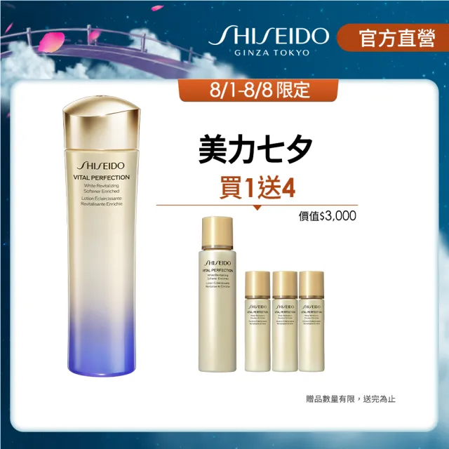 【SHISEIDO 資生堂國際櫃】激抗痕亮采緊緻露150ml 輕盈/豐潤 任選(發光水/5G保濕水精華/化妝水/臉部保養)