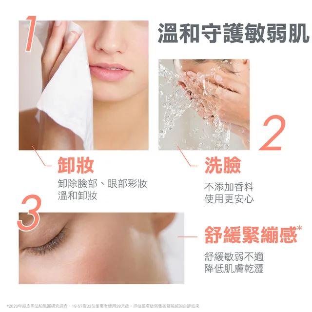 【Avene 雅漾官方直營】舒敏洗卸潔顏凝露200ml 2入組(洗面乳/卸妝乳)