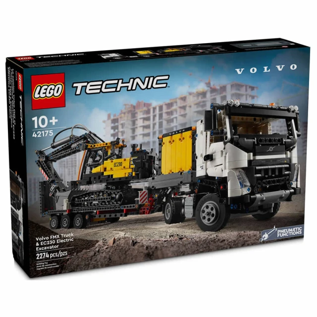 LEGO 樂高 LT42175 科技系列 - Volvo FMX Truck & EC230 Electric Excavator