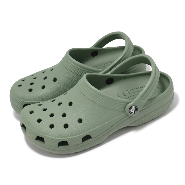 Crocs 洞洞鞋 Classic 男鞋 女鞋 苔癬綠 經典克駱格 休閒鞋 卡駱馳(10001308)