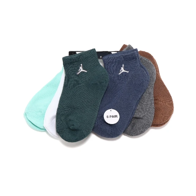 NIKE 耐吉 童襪 Jordan Cushioned Ankle Socks 兒童襪 厚底 毛巾布 小朋友 襪子(JD2433047GS-001)