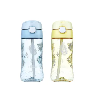 【THERMOS膳魔師】彈蓋吸管瓶兒童瓶450ml(F4011TFW)
