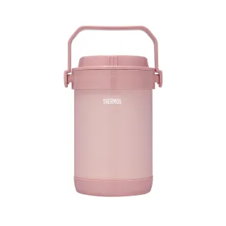 【THERMOS膳魔師】雪霧玫瑰不鏽鋼真空燜燒提鍋1500ml(RPF-20-RSPK)