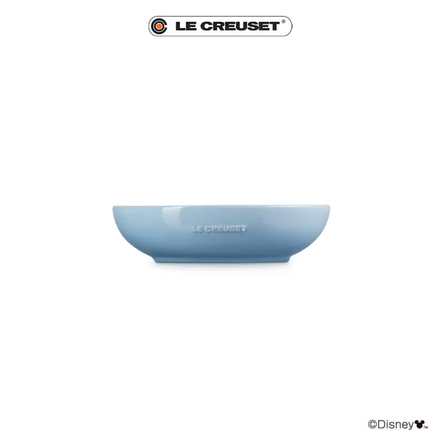 【Le Creuset】迪士尼米奇系列 造型橢圓盤19cm(海岸藍)