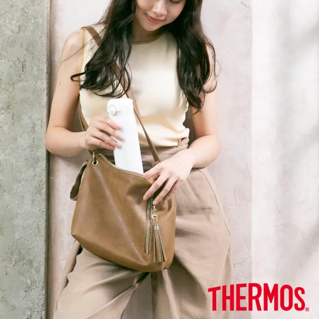 【THERMOS 膳魔師】不鏽鋼輕巧變彈蓋真空保溫杯500ml(JNR-501)