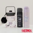 【THERMOS 膳魔師】酷洛米不鏽鋼超輕量彈蓋真空保溫瓶500ml(JNL-504KU-DGY)