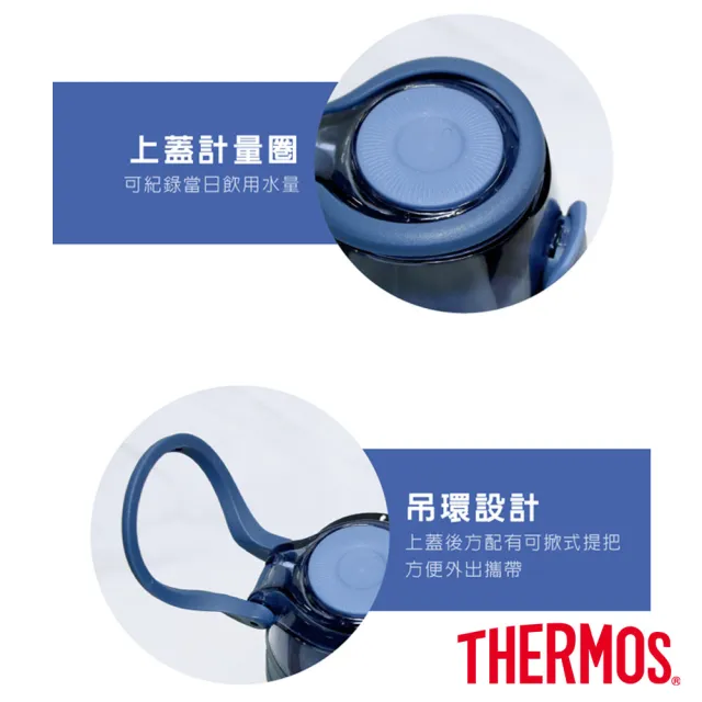 【THERMOS膳魔師】彈蓋隨手瓶700ml(TCSD-700)