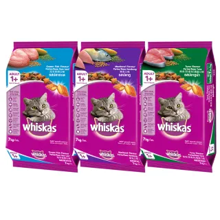 【Whiskas偉嘉】貓乾糧 7kg*2入 大包裝 寵物/貓飼料/貓食(任選)