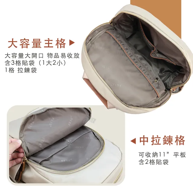 【LureDada 鹿兒搭搭】雙11 韓式簡約尼龍後背包 大容量後背包 旅遊包(防水包 防潑水 可放A4紙 1
