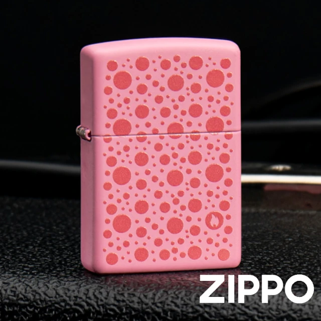 Zippo 粉色斑點防風打火機(美國防風打火機)