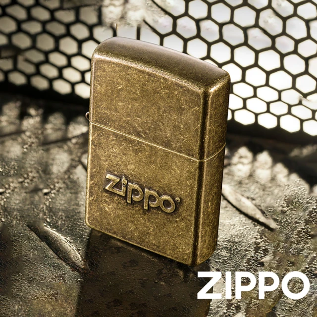 Zippo 仿古銅標誌風格防風打火機(美國防風打火機)