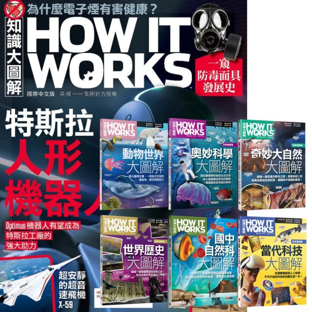 希伯崙 《How It Works知識大圖解》1年12期 贈