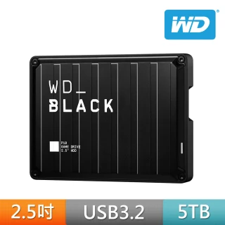 WD 威騰 搭雷蛇電競滑鼠 ★ BLACK P10 Game Drive 5TB 2.5吋行動硬碟