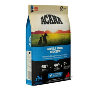 【ACANA】成犬無穀配方-放養雞肉+新鮮蔬果6kg/13.2LB(狗糧、狗飼料、犬糧)