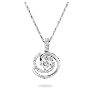 【Vividventure 亞帝芬奇】GIA 50分 DSI2 八心八箭 鑽墬 風靡(14K金台+14K金鍊)