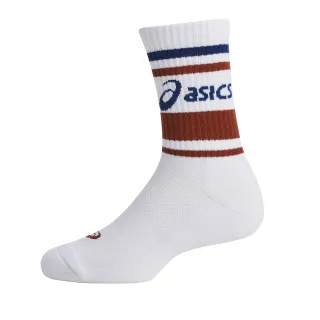 【asics 亞瑟士】中筒襪 男女中性款 訓練配件(3033C034-100)
