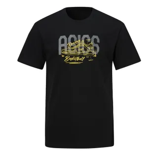 【asics 亞瑟士】短袖上衣 男女中性款 亞洲版 籃球上衣(2063A415-001)