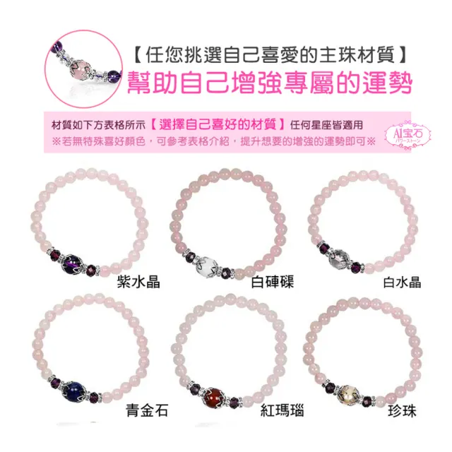 【開運億姊】粉水晶手鍊/粉晶/（黑曜石）能量晶鑽水晶手鍊(旺九紫離火運)