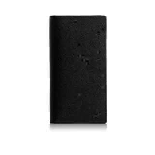 【BRAUN BUFFEL 德國小金牛】台灣總代理 洛菲諾P-II 15卡透明窗長夾-黑色(BF347-301-BK)